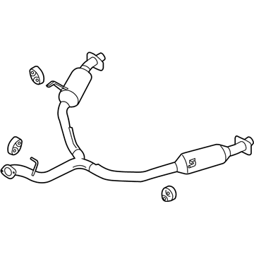 Hyundai Santa Fe XL Exhaust Pipe - 28710-B8200