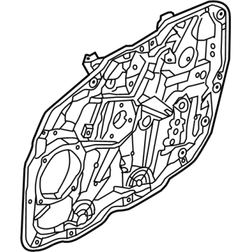 Hyundai 82471-D2000 Front Left-Hand Door Module Panel Assembly