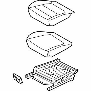 Hyundai 88B20-AA000-G8W CUSHION ASSY-FR SEAT,RH