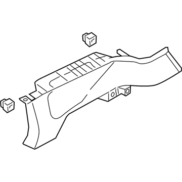 Hyundai 85860-2L600-TX Trim Assembly-Rear Pillar RH