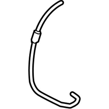 Hyundai Sonata Hybrid Coolant Reservoir Hose - 25450-E6300