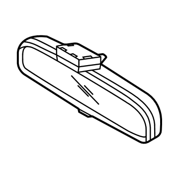 Hyundai 85101-D2000 Mirror Assembly-Rear View Inside