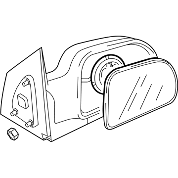 Hyundai 87610-2E110 Mirror Assembly-Outside Rear View,LH