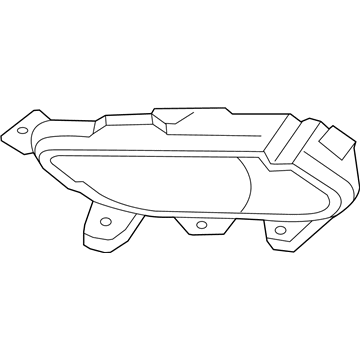 Hyundai 92231-3S000 Bracket Assembly-Front Fog Lamp,LH