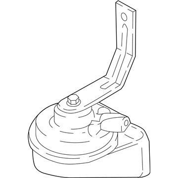 Hyundai 96611-J9000 Horn Assembly-Low Pitch