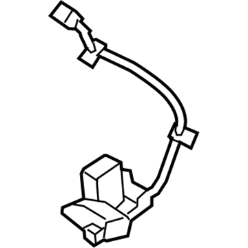 Hyundai 89840-B1000-VYC Buckle Assembly-Rear Seat Belt,RH