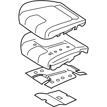 Hyundai 88100-S8910-UDB CUSHION ASSY-FR SEAT,LH