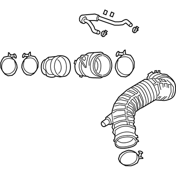 Hyundai 28140-J3800 Hose Assembly-Air Intake