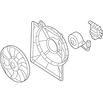 2007 Hyundai Entourage Fan Motor - 25380-4D900