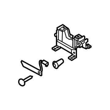 Hyundai 84635-L1100-YTH Bracket Assembly-Floor Console RR