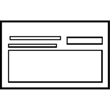 Hyundai 32450-3C231 Label-Emission Control