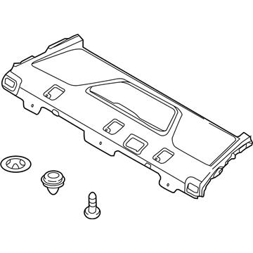 Hyundai 85620-B1010-VYC Trim Assembly-Package Tray Front