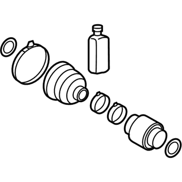 Hyundai 49584-4R250 Damper Kit-Front Axle Dynamic,RH