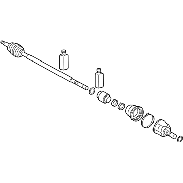 2011 Hyundai Sonata Hybrid Axle Shaft - 49501-4R250