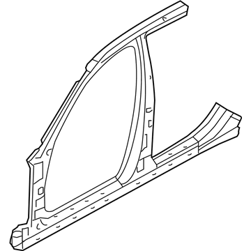 Hyundai 71130-3N001 Reinforcement Assembly-Side Outer LH