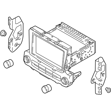 Hyundai 96180-J0060-URD Audio Assembly