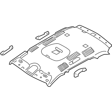 Hyundai 85301-0W010-J4 Headlining Assembly