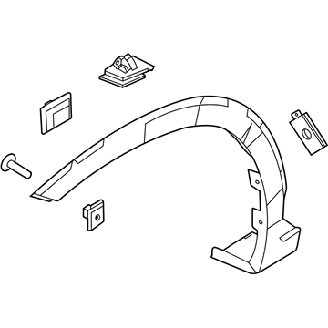 Hyundai 87711-S8201 GARNISH Assembly-FNDR Side,LH