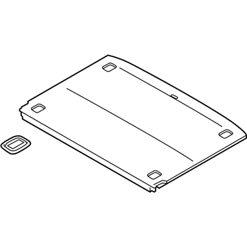 Hyundai 85715-K2000-NNB Board Assembly-Luggage Covering