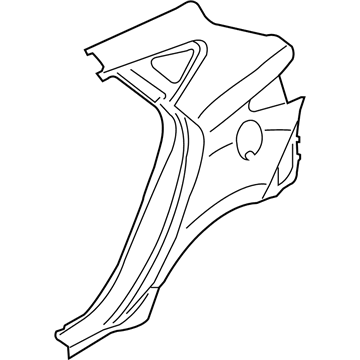 Hyundai 71504-2SC50 Panel Assembly-Quarter Outer,RH