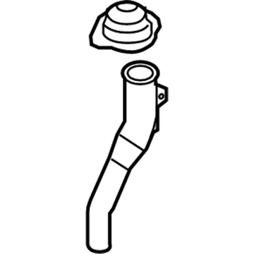 Hyundai 98622-1E001 Funnel & Cap Assembly-Washer Reservoir