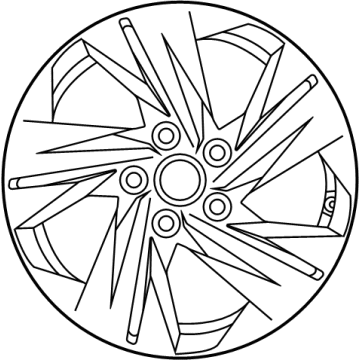 Hyundai 52910-AB100 Wheel Assy-Aluminium