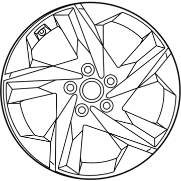 Hyundai 52910-AA400 Wheel Assy-Aluminium