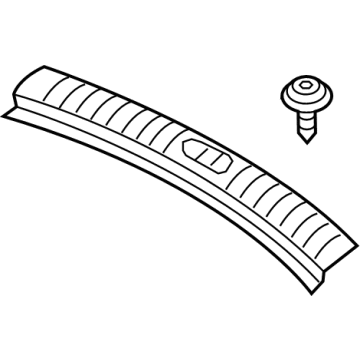 Hyundai 85770-S1000-SST Trim Assembly-RR Transverse