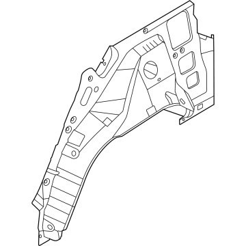 Hyundai 71610-N9000 Panel Assembly-Quarter INR LWR,LH