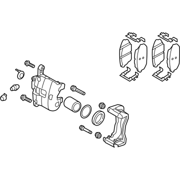 Hyundai 58110-N9100 Brake Assembly-FR,LH