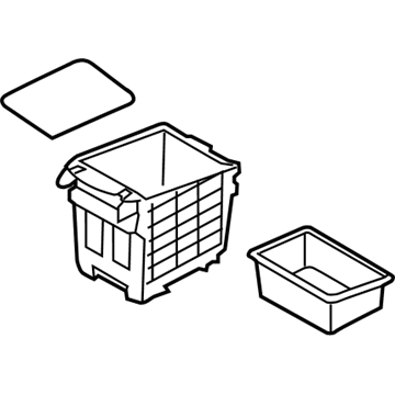 Hyundai 84690-D3AA0-4X Box Assembly-Console Storage