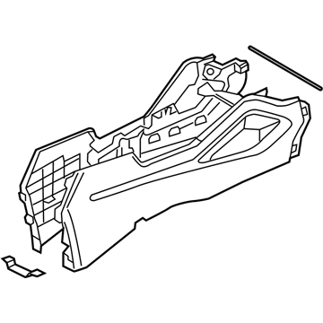 2019 Hyundai Tucson Center Console Base - 84610-D3010-UUE