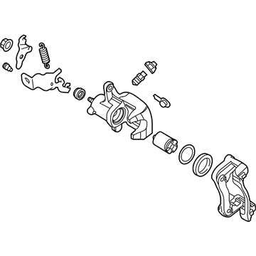 Hyundai 58311-G2A10 CALIPER Kit-RR Brake,RH