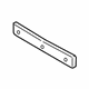 Hyundai 86519-K9000 Front Bumper License Plate Moulding