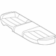 Hyundai 89160-J0010-PGC Rear Seat Cushion Covering Assembly