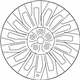 Hyundai 52910-D2210 19 Inch Wheel