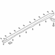 Hyundai 87751-K4000-PGY Moulding Assembly-Side Sill,LH