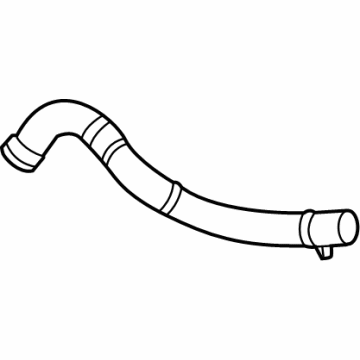 Hyundai Santa Fe Radiator Hose - 25415-L0010
