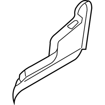 Hyundai 88122-2E000-Z9 Shield Cover-Front Outer Driver