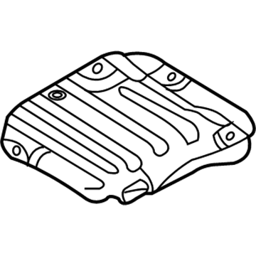Hyundai 28792-4D000 Panel-Heat Protector,Center