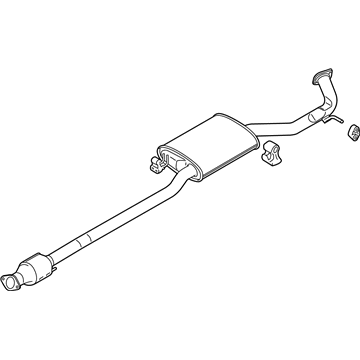 2019 Hyundai Santa Fe Muffler - 28600-S2400
