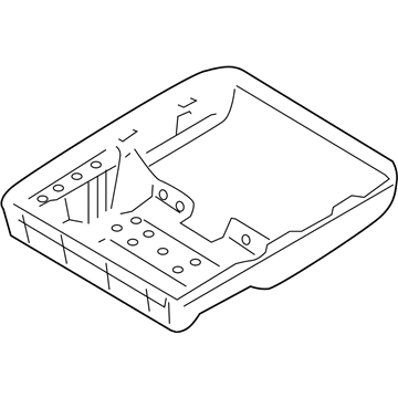 Hyundai 00267-P7002-QW Cover-RSE Unit-Rear 'Ep'-Gray 00267-P7002-QW Hyundai Cover-RSE Unit-Rear 'Ep'-Gray Illustration 1 of 1
