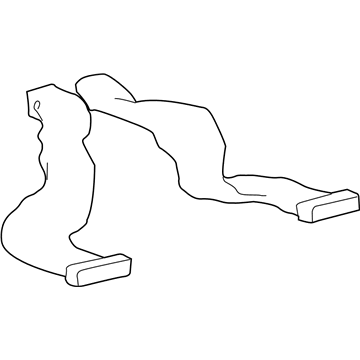 Hyundai 97360-38000 Duct-Rear Heating,LH