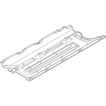 Hyundai 84227-K5000 UNDER COVER ASSY,RH