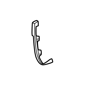 Hyundai 866T3-KL000 MOULDING-REAR BUMPER UPR CTR,R