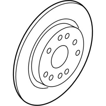 Hyundai Santa Fe Brake Disc - 58411-R5000