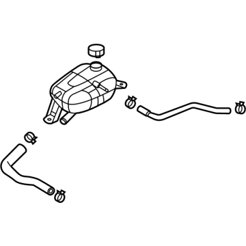 Hyundai Sonata Coolant Reservoir - 25430-L2000