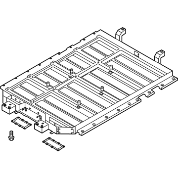 375P1-JI000 Hyundai PANEL ASSY-BATTERY PACK LWR CA Illustration 1 of 1