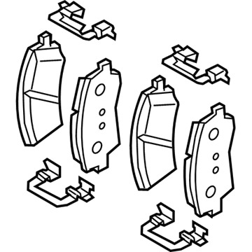 2023 Hyundai Genesis G70 Brake Pad Set - 58101-J5A00