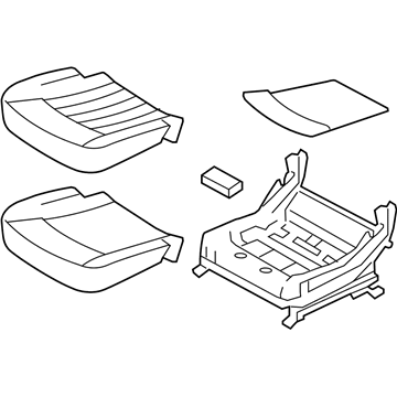 Hyundai 88100-3M314-RHZ Cushion Assembly-Front Seat,Driver